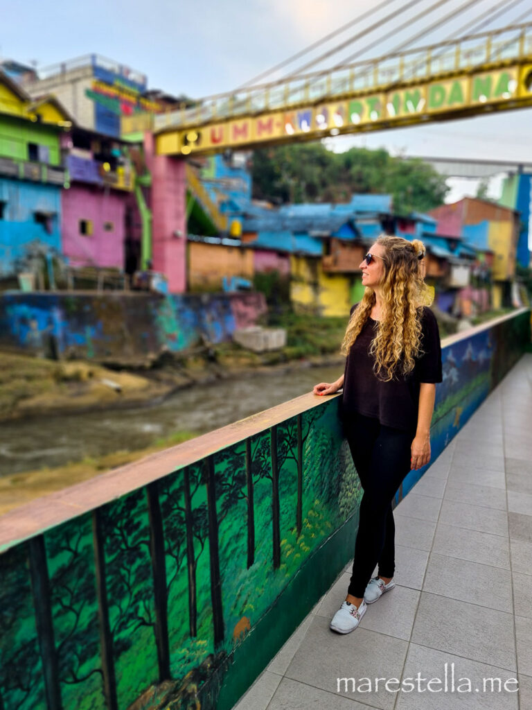 rainbow village, java, indonesien