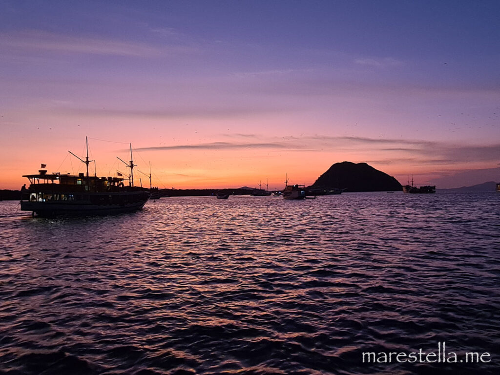 Sonnenuntergang Komodo Nationalpark